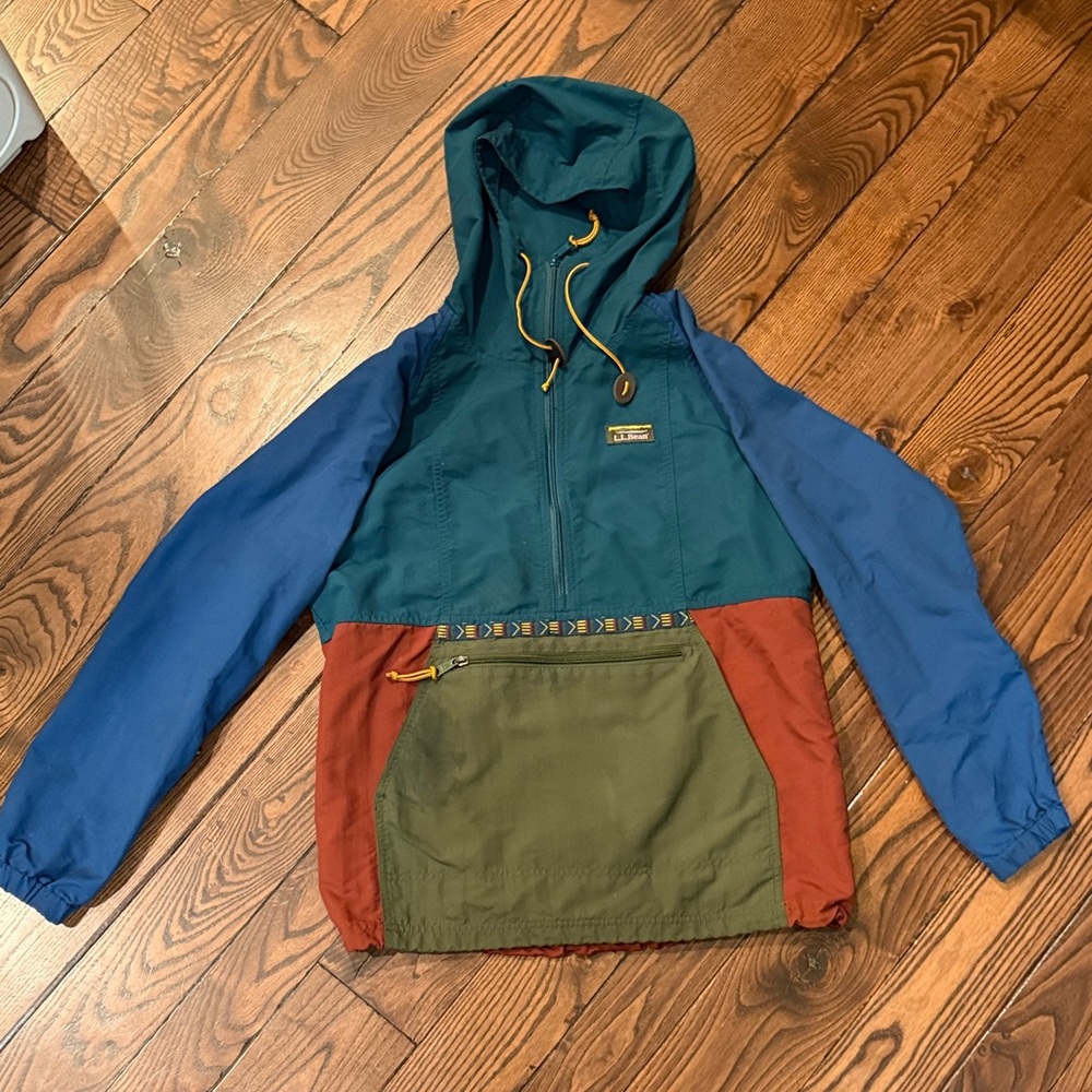L.L. Bean Multicolor Hooded Jacket